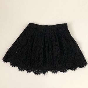Black Lace Skirt